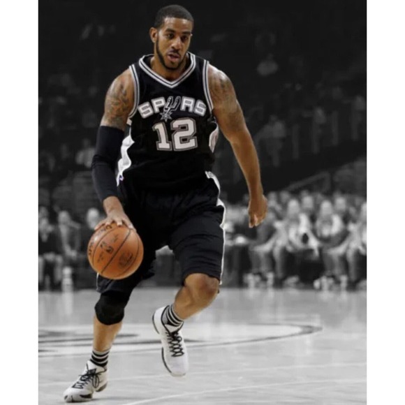 Adidas San Antonio Spurs LaMarcus Aldridge Stitched Youth Jersey Size Medium - Picture 2 of 9